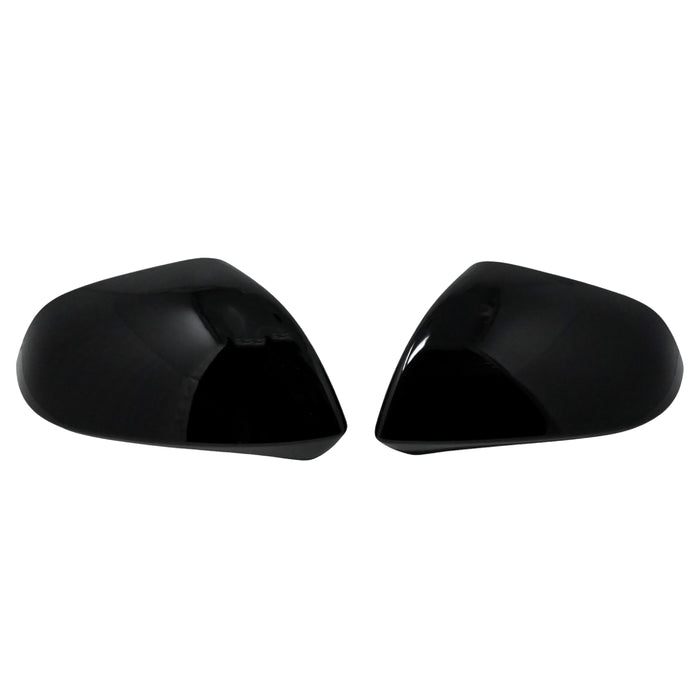 Chrome Delete Mirror Covers for 2024–2025 Chevrolet Equinox EV – Gloss Black Blackout Trim Accessory