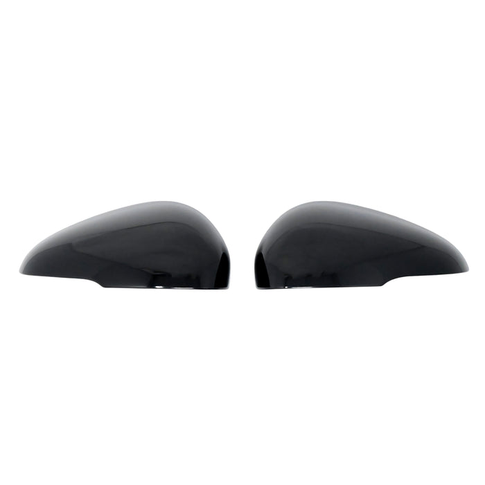 Trim Illusion MC6387BLK Chrome Delete Mirror Cover for 21-26 Kia K5 | Fits LX, GT, LXS, EX and GT-Line. Tape-on Gloss Black ABS Mirror Cover. 2 PCS kit. U.S. Patented