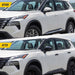 Before and after: 2026 Nissan Rogue chrome-look mirrors vs MC6397BLK gloss black mirror covers