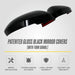 MC6397BLK patented gloss black mirror covers with turn signal for 2024 Nissan Rogue - feature icons