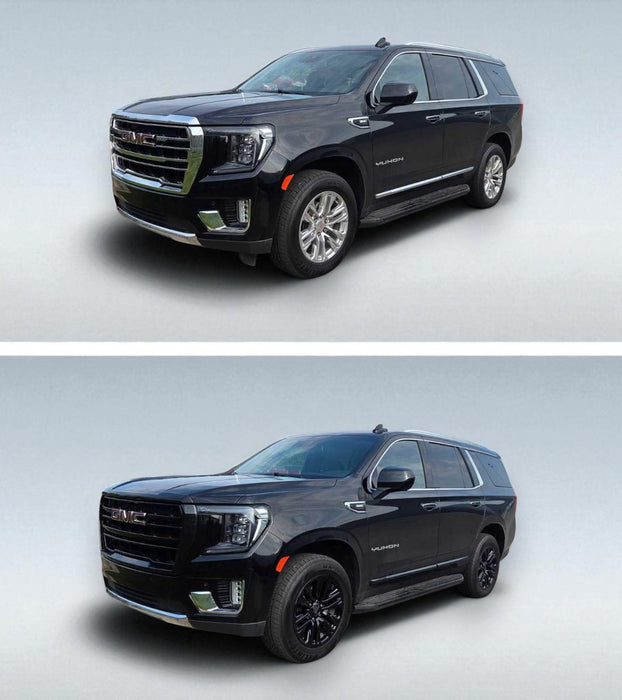 gmc yukon with black side molding