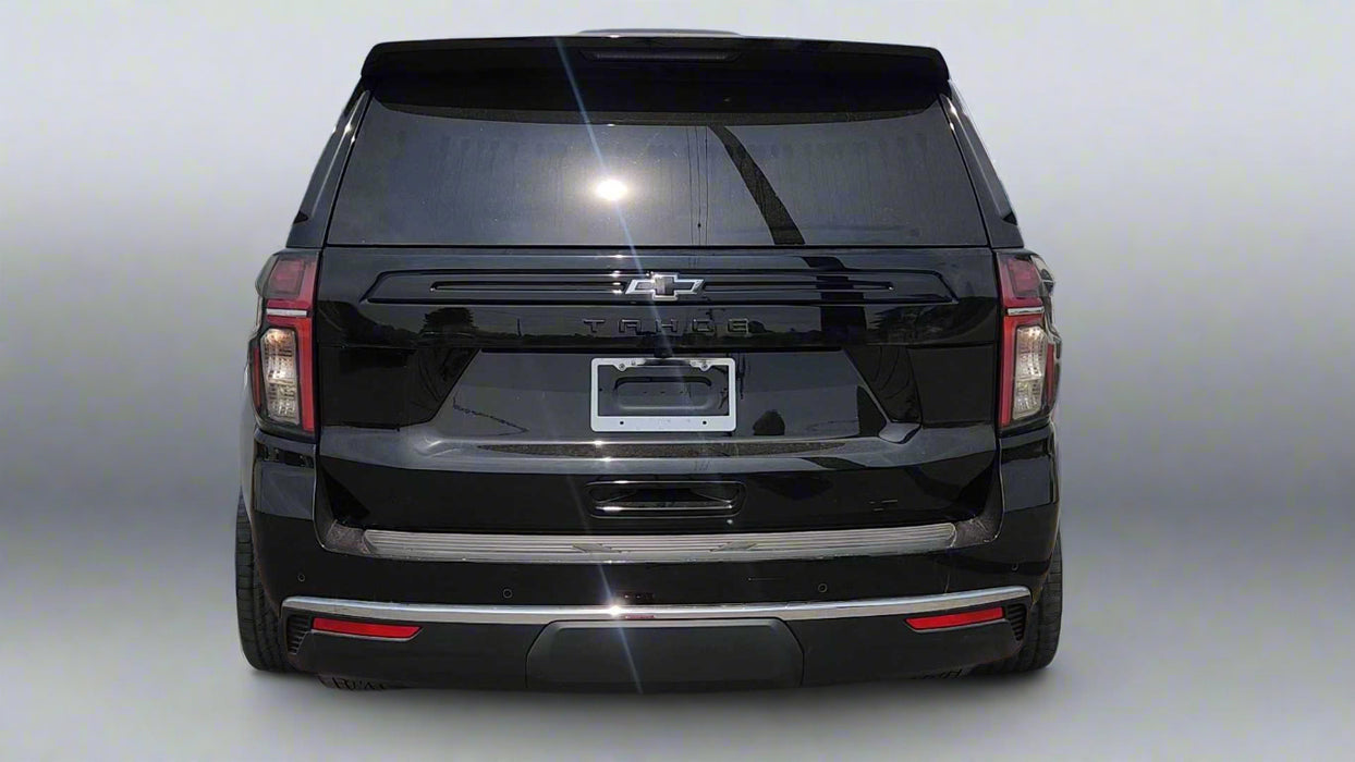 chevy tahoe tailgate trim black