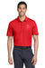 Man wearing a red polo shirt with a TI Holdings logo on a white background