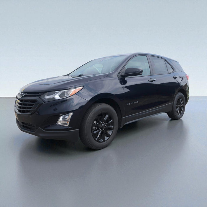 chrome delete wheel skins installed on chevy equinox