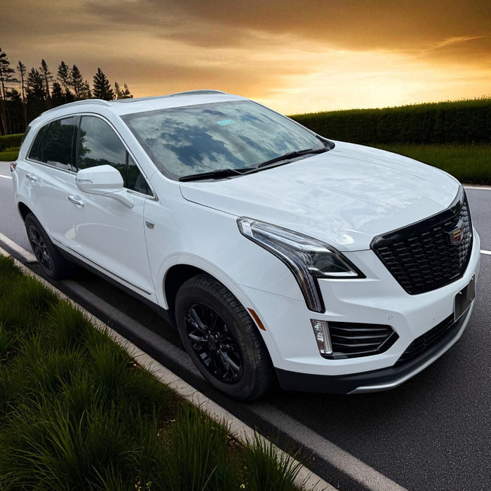 cadillac chrome delete wheel skin installed