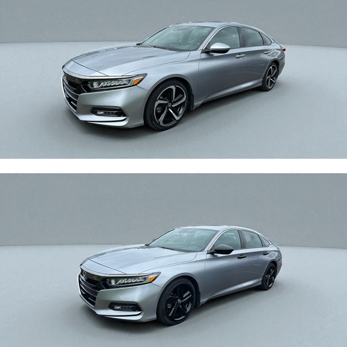 Chrome Delete Gloss Black 19" Wheel Skin Set - WSK735-19BLK