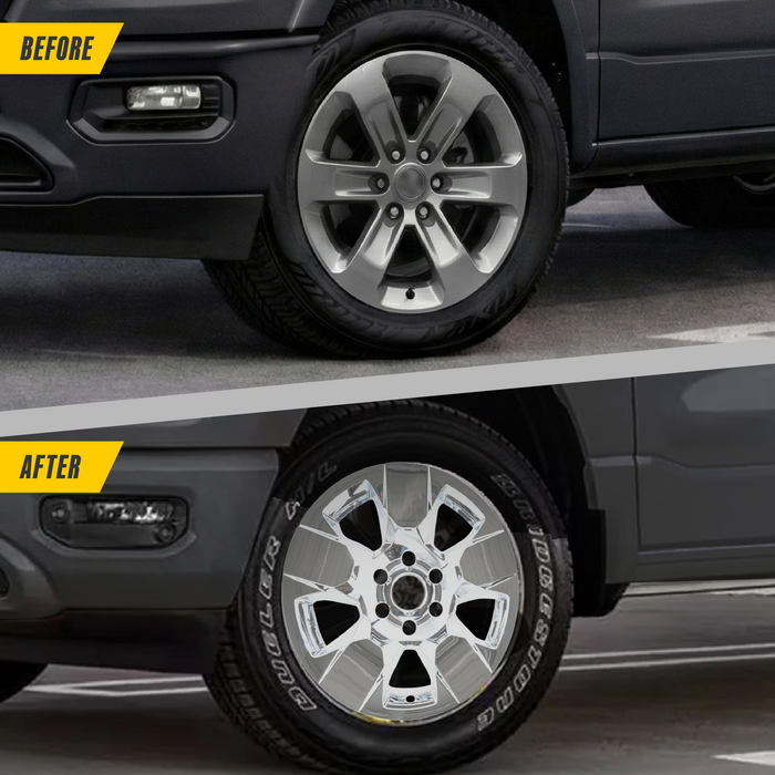 Chrome Delete Wheel Skin Set for 2019–2025 Ram 1500 – Trim Accessory