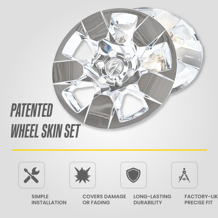 Chrome Delete Wheel Skin Set for 2019–2025 Ram 1500 – Trim Accessory