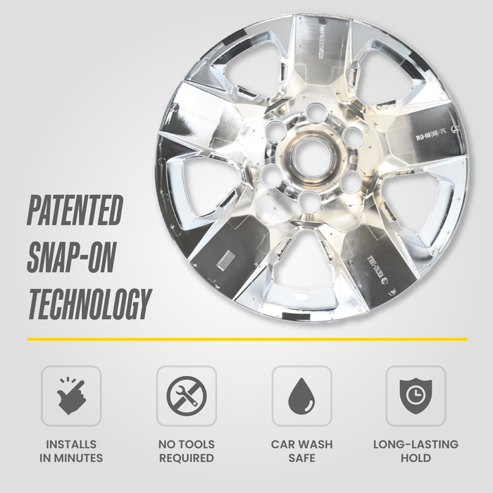 Chrome Delete Wheel Skin Set for 2019–2025 Ram 1500 – Trim Accessory