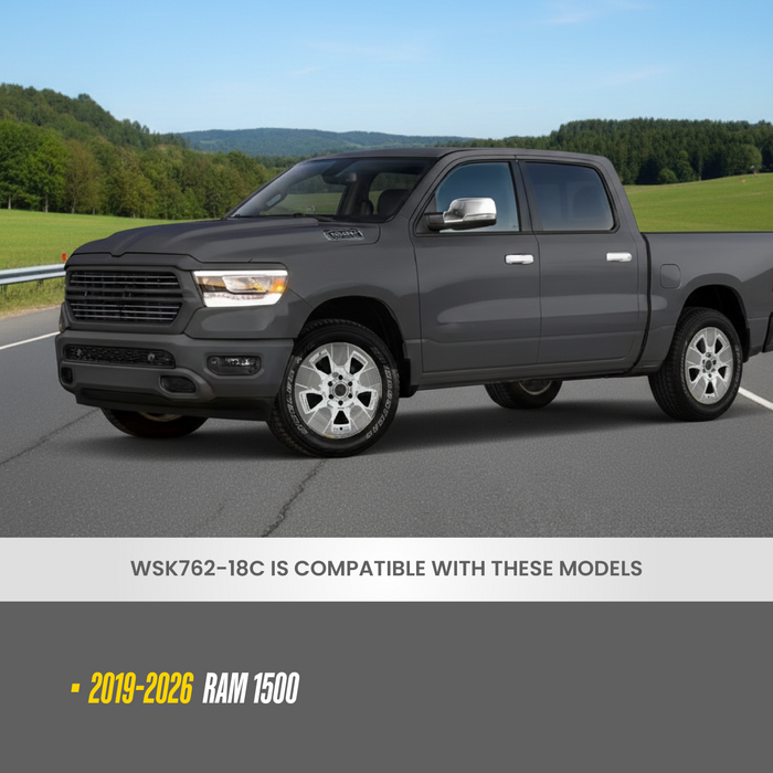 Chrome Delete Wheel Skin Set for 2019–2025 Ram 1500 – Trim Accessory