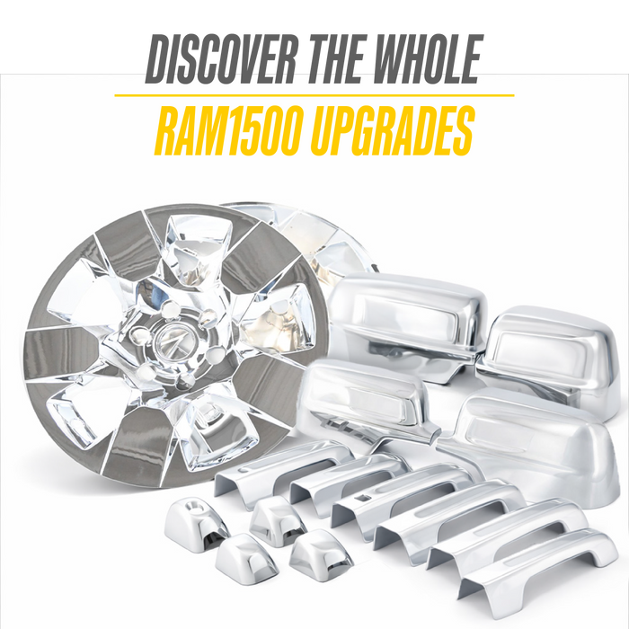 Chrome Delete Wheel Skin Set for 2019–2025 Ram 1500 – Trim Accessory