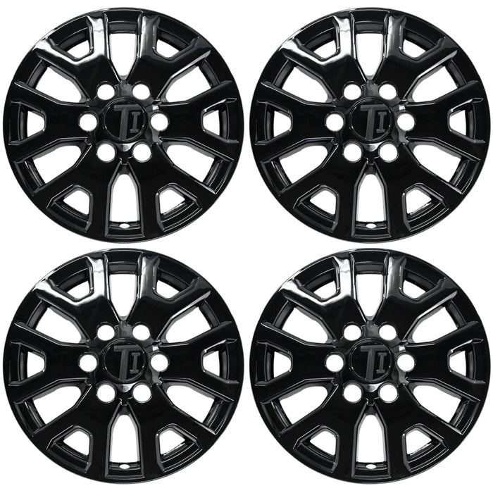 Trim Illusion WSK833-17BLK Chrome Delete 17" Wheel Skin for 24-26 Toyota Tacoma | Fits SR and SR5. Snap-on Gloss Black PP blend wheel Skin. 8 PCS kit U.S. Patented