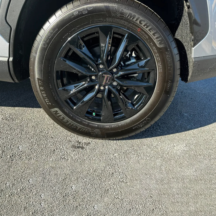 Chrome Delete Gloss Black 17" Wheel Skin Set - WSK839-17BLK