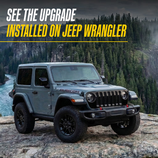 Jeep Wrangler Chrome Delete Wheel Skins by Trim Illusion