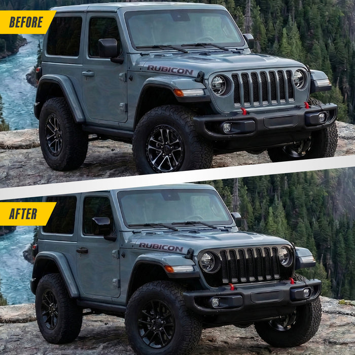 Jeep Wrangler Chrome Delete Wheel Skins by Trim Illusion