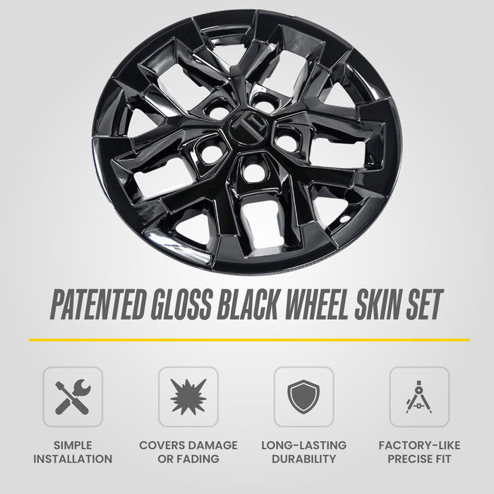 Jeep Gladiator Chrome Delete Wheel Skins by Trim Illusion