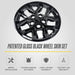 Jeep Gladiator Chrome Delete Wheel Skins by Trim Illusion