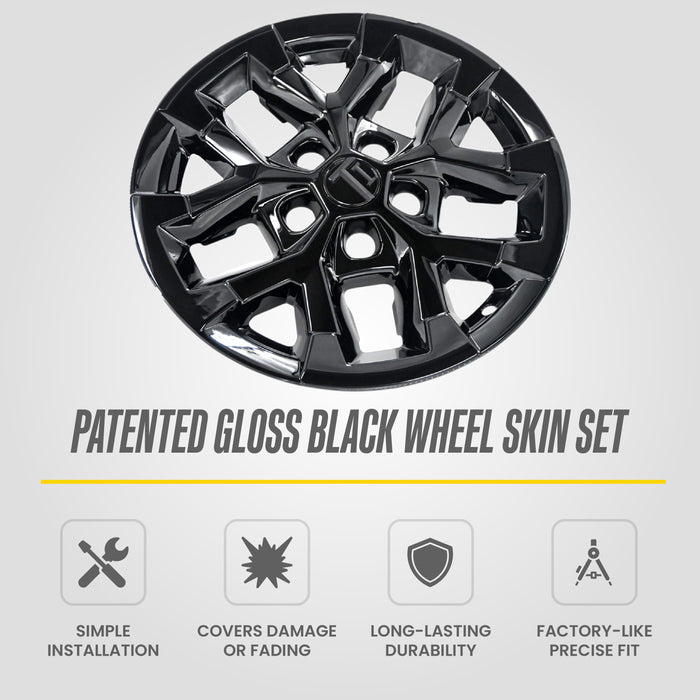 Jeep Wrangler Chrome Delete Wheel Skins by Trim Illusion