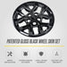 Jeep Wrangler Chrome Delete Wheel Skins by Trim Illusion