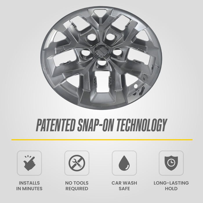 Jeep Gladiator Chrome Delete Wheel Skins by Trim Illusion