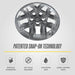 Jeep Wrangler Chrome Delete Wheel Skins by Trim Illusion