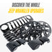 Jeep Wrangler Chrome Delete Wheel Skins by Trim Illusion