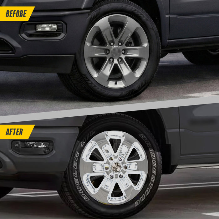 Chrome 17-Inch Wheel Skins - WSK857-18C