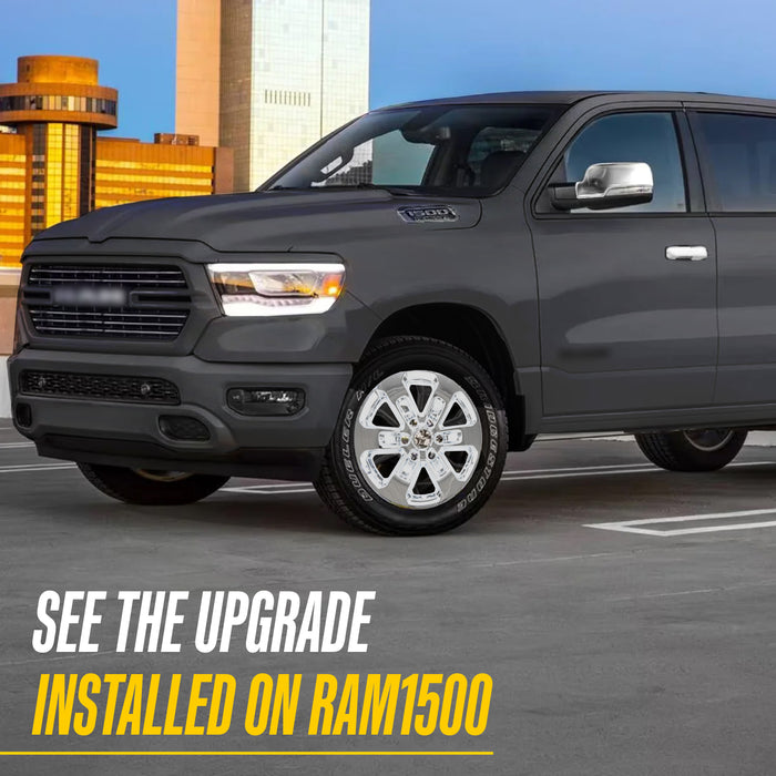 Chrome 17-Inch Wheel Skins - WSK857-18C