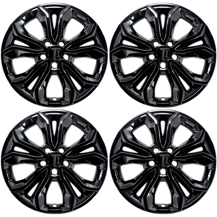 Chrome Delete Gloss Black 18" Wheel Skin Set - WSK870-18BLK