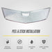 Peel and stick installation - ABS483 chrome grille overlay for 2019 Cadillac XT5