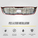 Peel & stick installation - ABS488 grille overlay for 2020 Kia Sorento