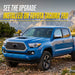 2019 Toyota Tacoma TRD with Trim Illusion ABS493 Chrome Grille Overlay installed
