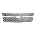 ABS494 2-piece chrome grille overlay for 2015 Chevrolet Suburban LT / LS