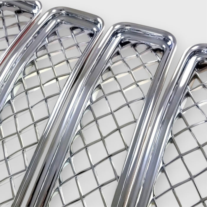 abs495 chrome grille overlay mesh for jeep