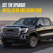 2021 GMC Sierra 1500 with Trim Illusion ABS496 Chrome Grille Overlay installed
