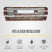 Peel & stick installation - ABS496 grille overlay for 2020 GMC Sierra 1500