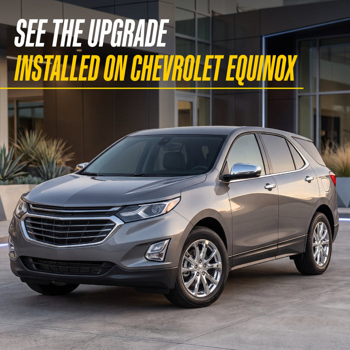 2021 Chevrolet Equinox with Trim Illusion ABS502 Chrome Grille Overlay installed