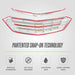 Snap-on installation - ABS502 chrome grille overlay for 2020 Chevrolet Equinox