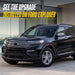 2020 Ford Explorer with Trim Illusion ABS505 Chrome Grille Overlay installed