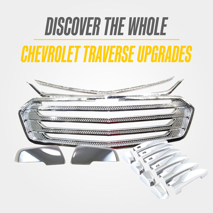 Matching Trim Illusion chrome upgrades for the 2021 Chevrolet Traverse