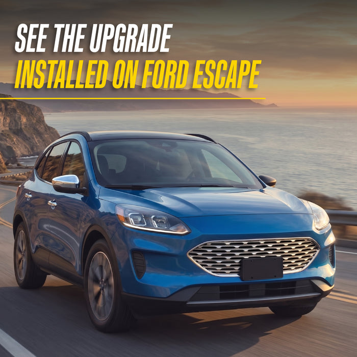 2021 Ford Escape with Trim Illusion ABS508 Chrome Grille Overlay installed
