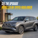 2026 Toyota Highlander with Trim Illusion ABS518 Chrome Grille Overlay installed