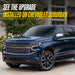 2023 Chevrolet Suburban with Trim Illusion ABS523 Chrome Grille Overlay installed