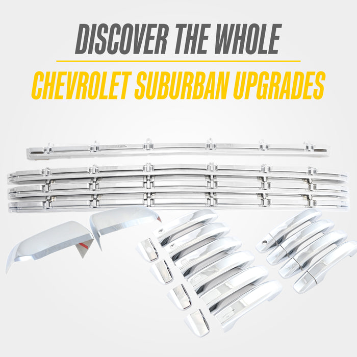 Matching Trim Illusion chrome upgrades for the 2022 Chevrolet Suburban