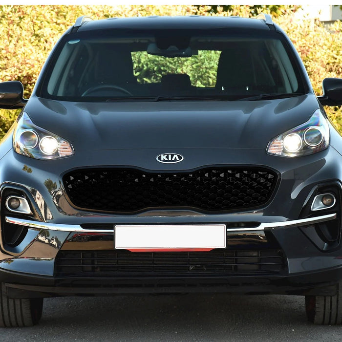 Chrome Delete Black Grille Overlay - ABS6418BLK