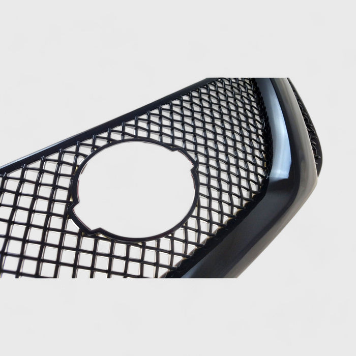 Chrome Delete Black Grille Overlay - ABS6466BLK — Trim Illusion
