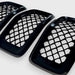ABS6473BLK close up chrome delete grille overlay jeep 