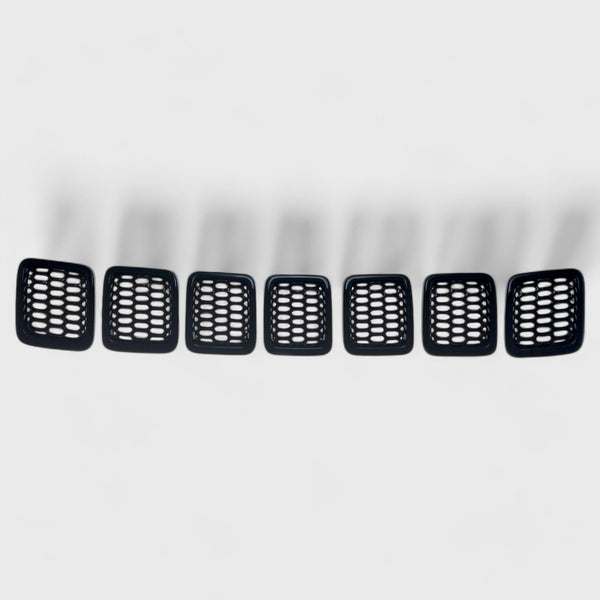 Chrome Delete Black Grille Overlay - ABS6478BLK — Trim Illusion