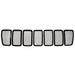 ABS6485BLK gloss black grille overlay for 2023 Jeep Cherokee