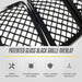Patented ABS6485BLK gloss black grille overlay for 2019 Jeep Cherokee